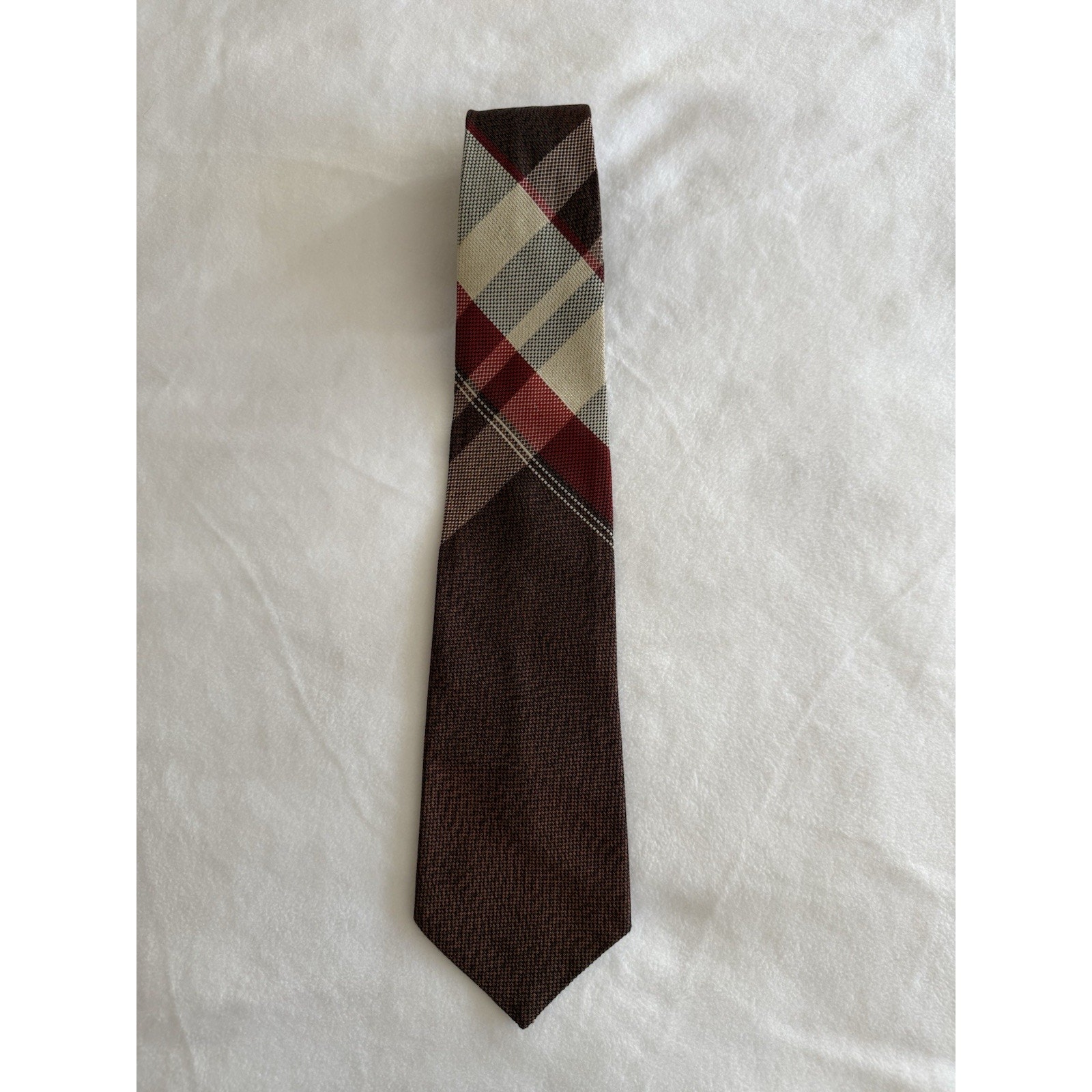 Vintage Woven Necktie Korean Designer Men Tie Rare Stylish Classic Design